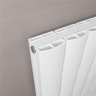 Guardia 1800 x 565 Aluminium Radiator Matt White