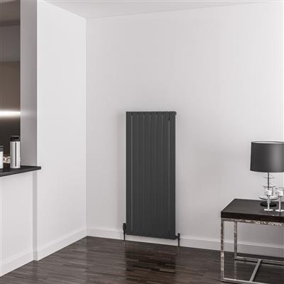 Addington Aluminium 1400 x 588 Radiator Type10 Matt Anthracite