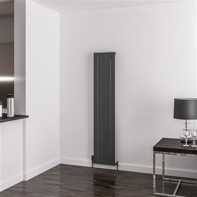 Addington Aluminium 1800 x 366 Radiator Type10 Matt Anthracite