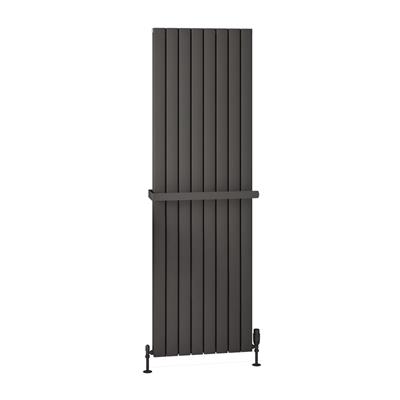 Hadleigh 1800 x 555 Aluminium Radiator Matt Anthracite