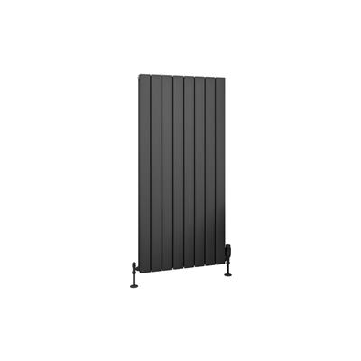 Hadleigh 1200 x 555 Aluminium Radiator Matt Anthracite