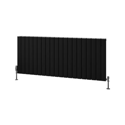 Hadleigh 600 x 1395 Aluminium Radiator Matt Black