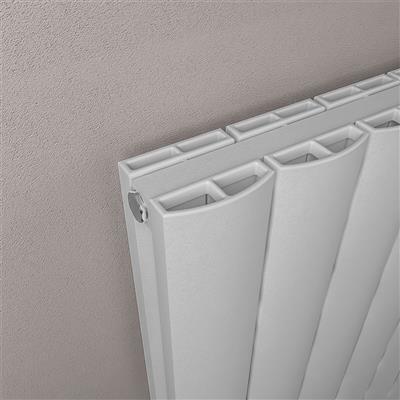 Guardia 1200 x 470 Aluminium Radiator Matt Grey