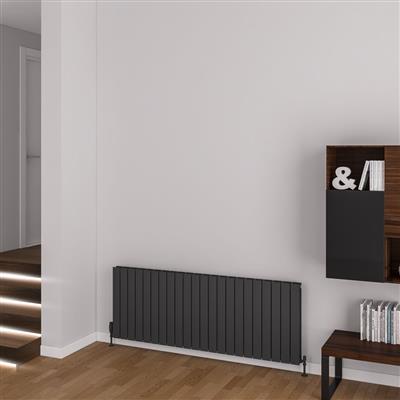 Addington Aluminium 600 x 1624 Radiator Type20 Matt Anthracite