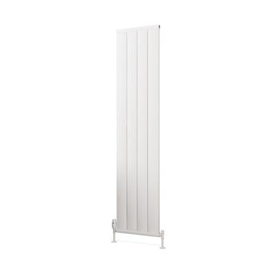 Kingswood Slimline 1800 x 410 Aluminium Radiator Matt White