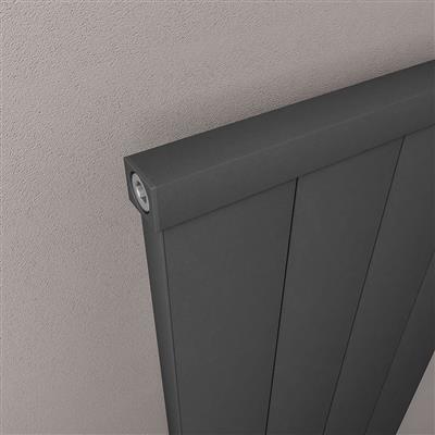 Kingswood Slimline 1800 x 510 Aluminium Radiator Matt Anthracite