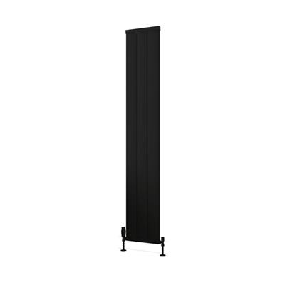 Kingswood Slimline 1800 x 310 Aluminium Radiator Matt Black