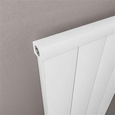 Kingswood Slimline 600 x 1010 Aluminium Radiator Matt White