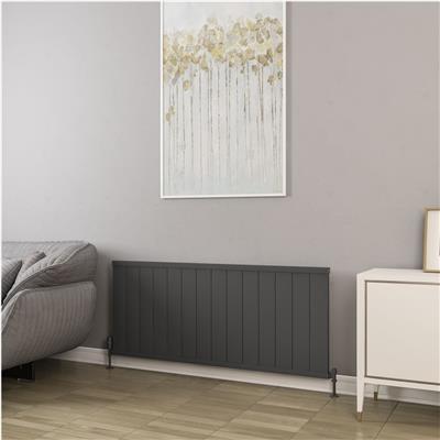 Kingswood Slimline 600 x 1410 Aluminium Radiator Matt Anthracite