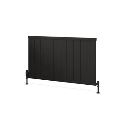 Kingswood Slimline 600 x 1010 Aluminium Radiator Matt Black