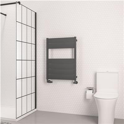 Kingswood Slimline 820 x 600 Aluminium Towel Rail Matt Anthracite