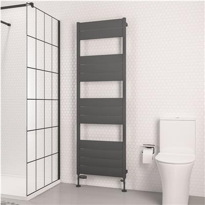 Kingswood Slimline 1820 x 600 Aluminium Towel Rail Matt Anthracite