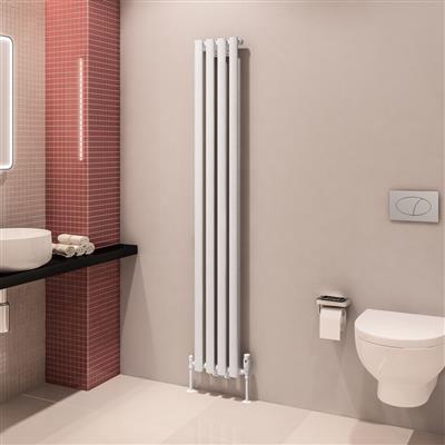 Tunstall 1800 x 280 Radiator Matt White