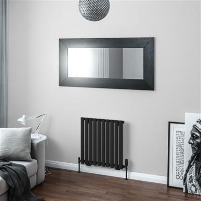 Tunstall 600 x 589 Radiator Matt Black