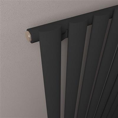 Tunstall 600 x 589 Radiator Matt Black