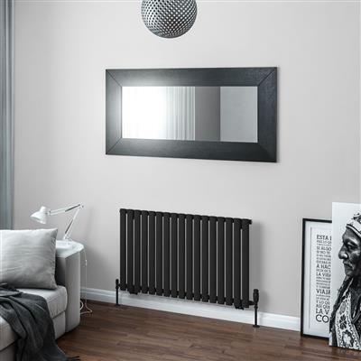 Tunstall 600 x 1002 Radiator Matt Black