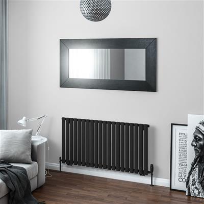 Tunstall 600 x 1179 Radiator Matt Black