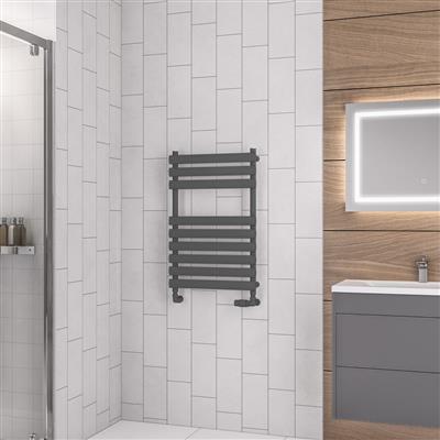 Tunstall 800 x 500 Towel Rail Matt Anthracite