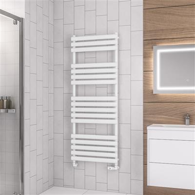 Eastbrook Tunstall Double Horizontal Designer Heated Towel Rail 560mm  Hx1000mm W-Matt Anthracite