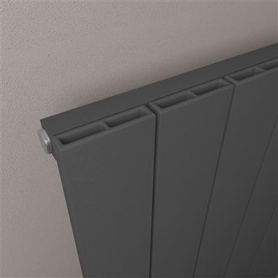 Charlton 1800 x 470 Aluminium Radiator Matt Anthracite