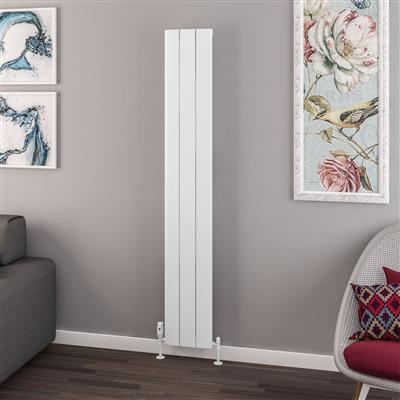 Withington 1800 x 280 Aluminium Radiator Matt White