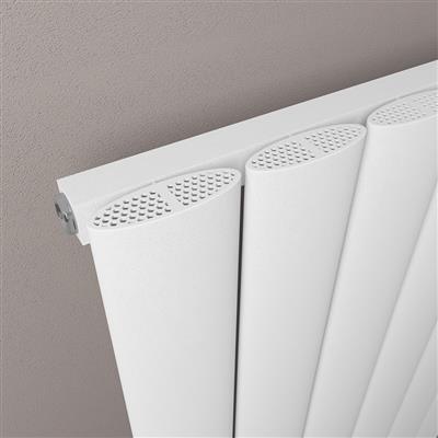 Malmesbury 1800 x 280 Aluminium Radiator Matt White