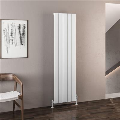 Malmesbury 1800 x 470 Aluminium Radiator Matt White