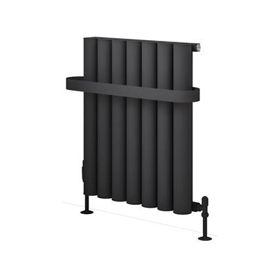 Burford 600 x 485 Aluminium Radiator Matt Anthracite