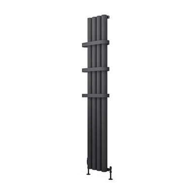 Burford 1800 x 275 Aluminium Radiator Matt Anthracite