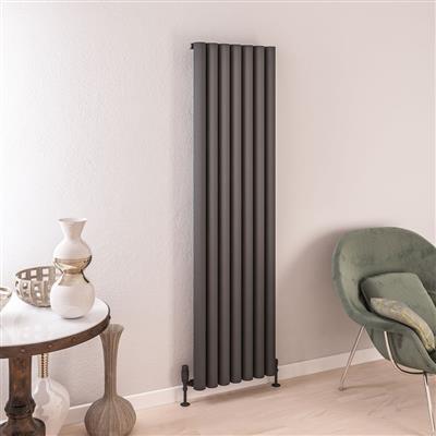 Burford 1800 x 485 Aluminium Radiator Matt Anthracite