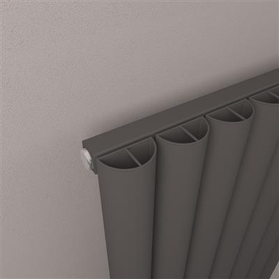 Kelmscott 600 x 835 Aluminium Radiator Matt Anthracite