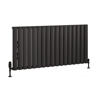 Kelmscott 600 x 1185 Aluminium Radiator Matt Anthracite