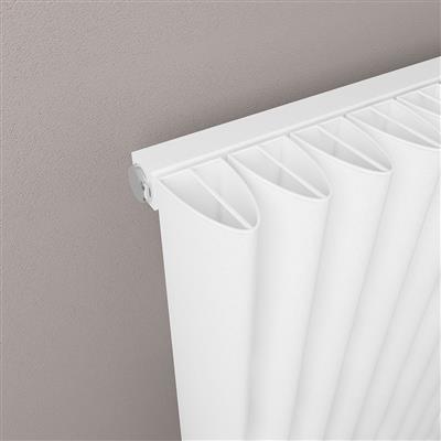 Witney 1800 x 470 Aluminium Radiator Matt White