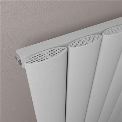 Malmesbury 600 x 375 Aluminium Radiator Matt Grey