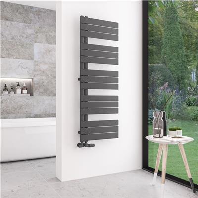 Helmsley 1400 x 500 Towel Rail Matt Anthracite