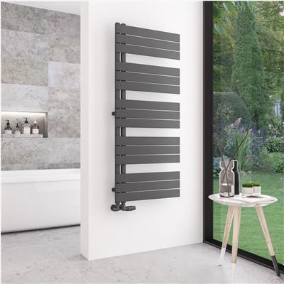 Helmsley 1400 x 600 Towel Rail Matt Anthracite