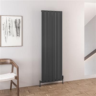 Malmesbury 1800 x 565 Aluminium Radiator Matt Anthracite