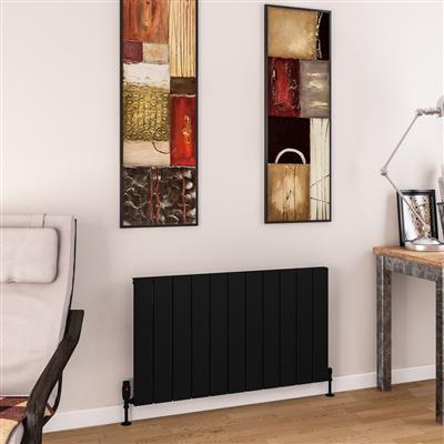 Charlton 600 x 1040 Aluminium Radiator Matt Black