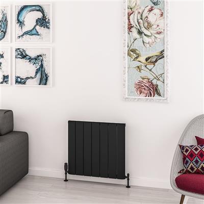 Withington 600 x 660 Aluminium Radiator Matt Black