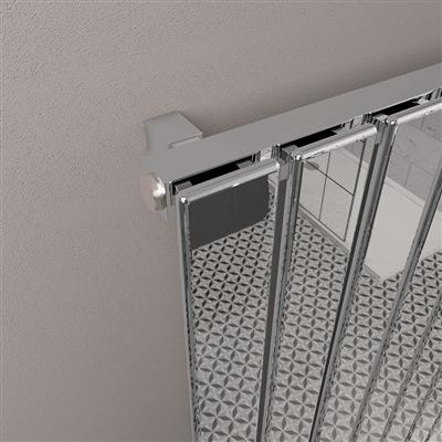 Deddington 1800 x 470 Radiator Chrome