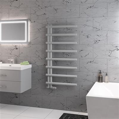 Marlow E-Style 1150 x 600 Towel Rail Matt Grey