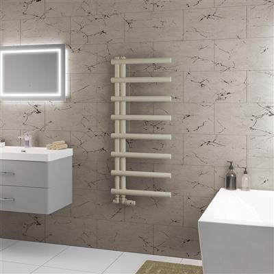 Marlow E-Style 1150 x 500 Towel Rail Matt Cappuccino