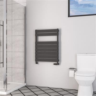 Deddington 800 x 600 Towel Rail Matt Anthracite