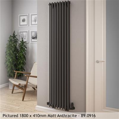 Murano 1800 x 510 Radiator Gloss White