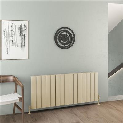 Malmesbury 600 x 1420 Aluminium Radiator Matt Cappuccino