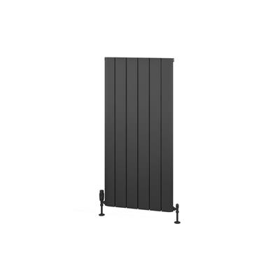 Withington 1200 x 565 Aluminium Radiator Matt Anthracite