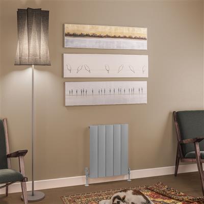 Tordino 600 x 470 Aluminium Radiator Matt Grey