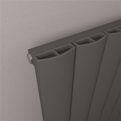 Tordino 600 x 660 Aluminium Radiator Matt Anthracite