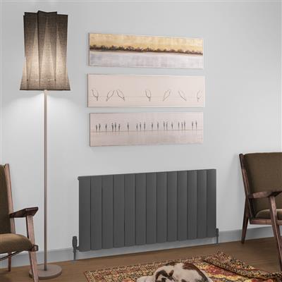 Tordino 600 x 1230 Aluminium Radiator Matt Anthracite