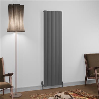 Tordino 1800 x 470 Aluminium Radiator Matt Anthracite